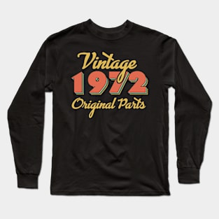 Vintage 1972 Gift Long Sleeve T-Shirt